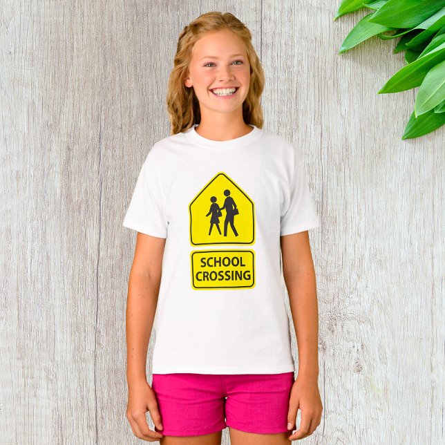 T - Shirt "Schulüberquerung von Signalen" (Von Creator hochgeladen)