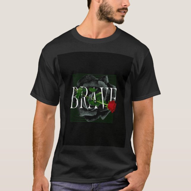 T-Shirt schwarz halbe Ärmel  (Vorderseite)