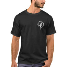 T Shirt schwarz mit kleinem Zuhause-Wappen oben li