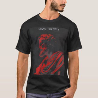 T-Shirt- Schwarz/Rot Stoisch T-Shirt