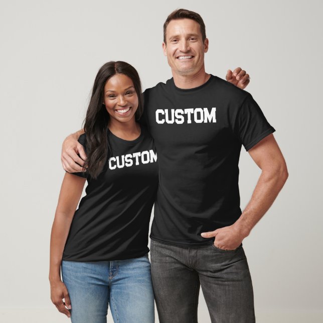 T - Shirt Schwarz/Weiß (Unisex)
