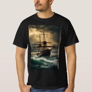 T - SHIRT, SCHWARZER T - SHIRT, MEHRFARBSCHIRM T-Shirt