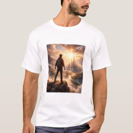 T-Shirt Sci-Fi Männliche Figur