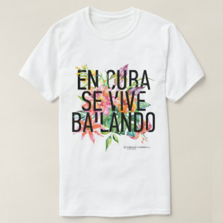 T - Shirt Se Vive Bailando Men en-KUBA