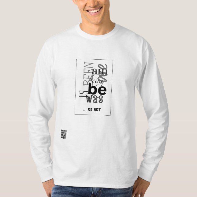 T - Shirt sein oder nicht sein (Vorderseite)