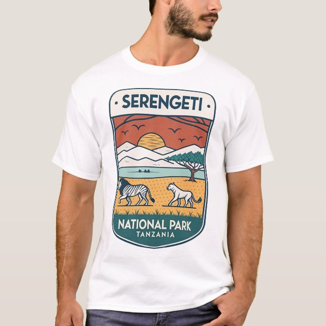 T - Shirt Serengeti Nationalpark (Tansania) (Vorderseite)