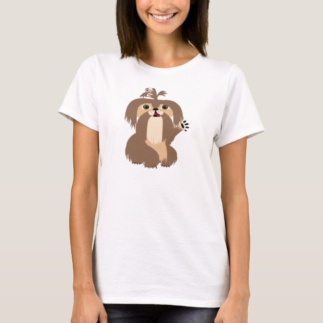 T-Shirt Shih Tzu (Vorderseite)