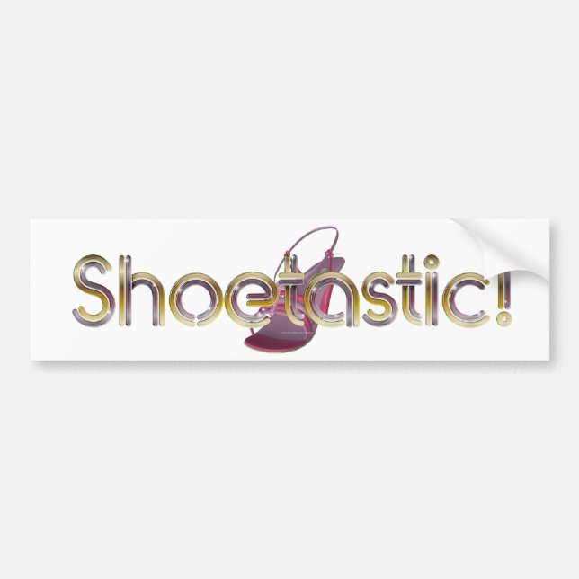 T-SHIRT Shoetastic Autoaufkleber (Vorne)