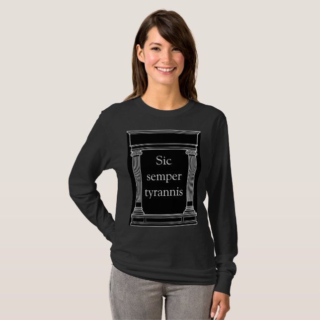 T - Shirt Sic Semper Tyrannis (Vorne ganz)