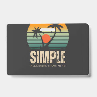 T-Shirt Simple Sonnenuntergang - Tropical Vibes De Ausweis