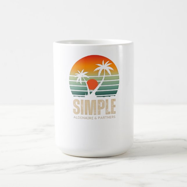 T-shirt Simple Sunset - Tropical vibes design Kaffeetasse (Mittel)