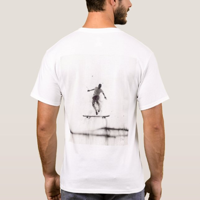T-Shirt Skateboard 5 | Contemporary Art by OlRo Ar (Rückseite)