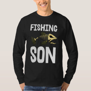 T-Shirt Skelettfisch Knochen T-Shirts Sharp Tee