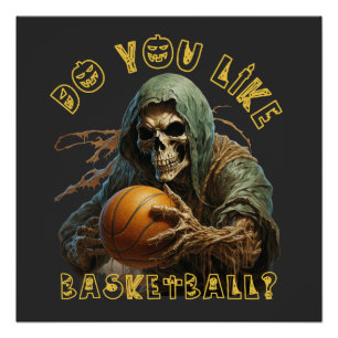 T-Shirt Skeletton Halloween-Shirt Skull Poster