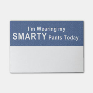 T-SHIRT Smarty-Hosen Post-it Klebezettel