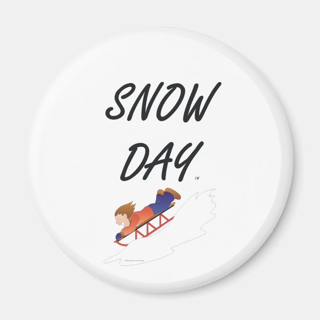 T-SHIRT Snow Day Magnet (Vorne)