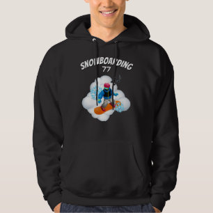 T-Shirt Snowboard-Stimmung  Hoodie