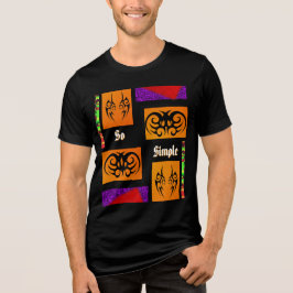 T-Shirt So einfach Tri-Blend Shirt