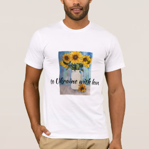 T Shirt soll Unterstützung für das ukrainische V