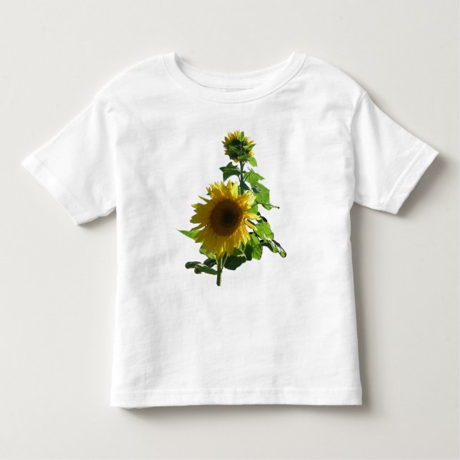 T - Shirt - Sonnenblumen (Kinder) (Vorderseite)