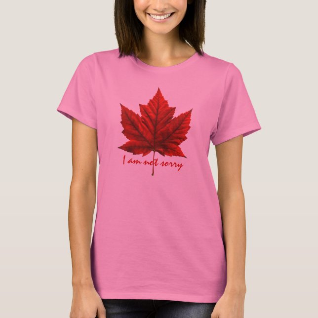 T - Shirt Souvenir-Shirt: Women's Canada Maple Lea (Vorderseite)
