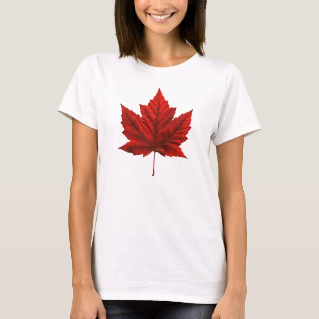 T - Shirt Souvenir-Shirt: Women's Canada Maple Lea (Vorderseite)