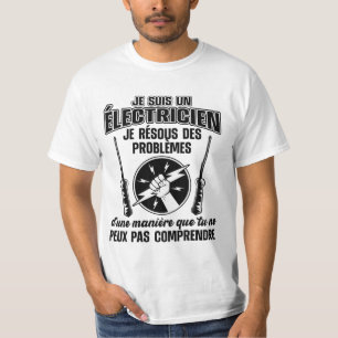 T - Shirt Spaß électricien