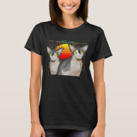 T-Shirt | Sphynx Cat Ninja Twins Crazy Cat Design