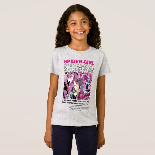 T-Shirt Spinne Mädchen (Vorne ganz)