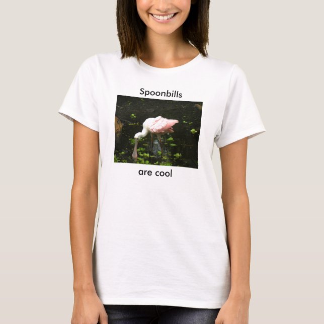 T-Shirt, Spoonbill T-Shirt (Vorderseite)