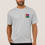 T - Shirt Sport Silber an der Vorderseite und hint<br><div class="desc">Fügen Sie Ihren Bildtext hier Modernes Template Mens Sport-Tek Mitbewerber Activ Silver doppelseitigen Print T - Shirt.</div>