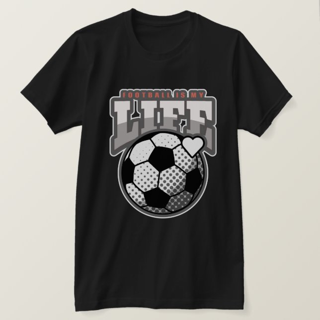 T - Shirt SPORT T SHIRT FUSSBALLLOVERE IM SHIRT (Design vorne)