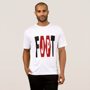 T-Shirt Sport Tek Blanc Design FOOT JAPAN