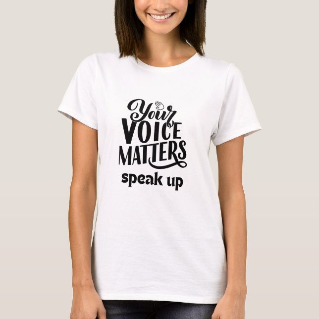 T - SHIRT SPRECHEN (Vorderseite)