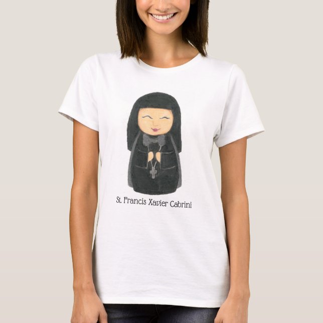 T - Shirt St Francis Xavier Cabrini (Vorderseite)