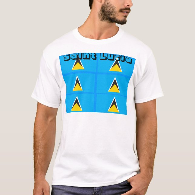 T - Shirt St. Lucia (Vorderseite)