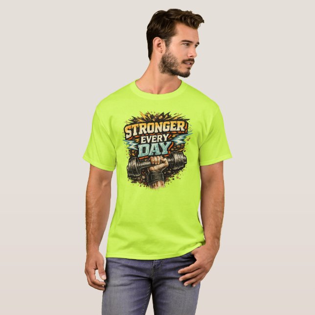 T-Shirt 'Stärker jeden Tag' (Vorne ganz)