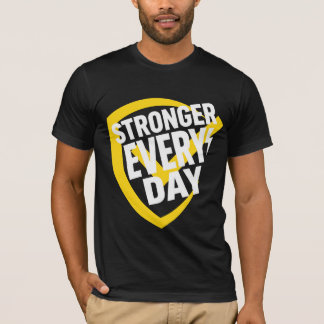 T-Shirt 'Stärker jeden Tag' – Gym Motivation,