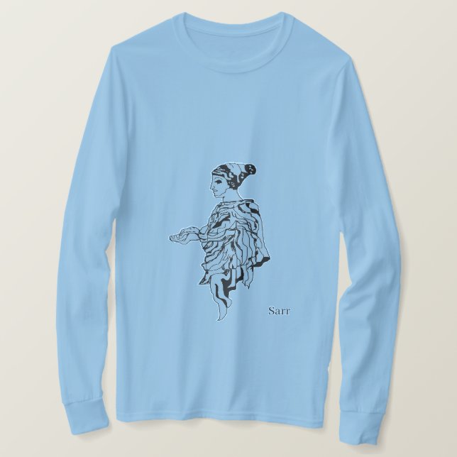 T-Shirt :  Statue (Design vorne)