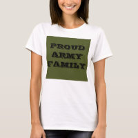T - Shirt-Stolz-Armeegenfamilie