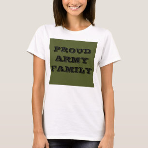 T - Shirt-Stolz-Armeegenfamilie T-Shirt