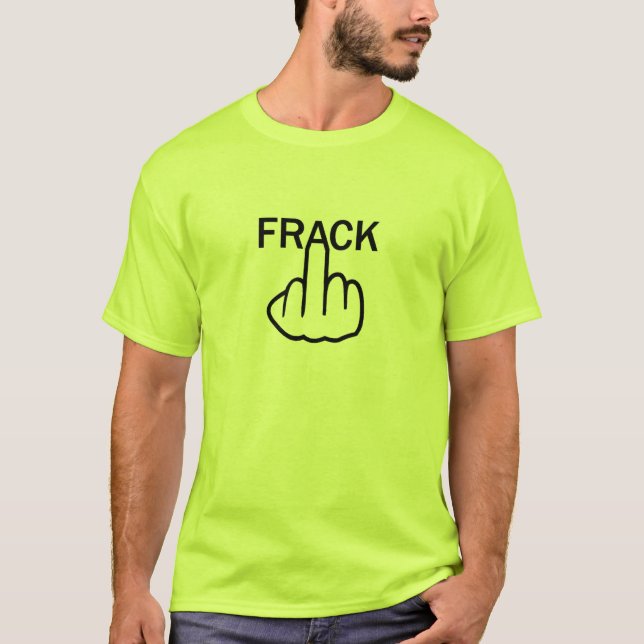 T - Shirt stoppen Fracking (Vorderseite)