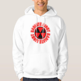 T-Shirt strahlt Licht aus Hoodie