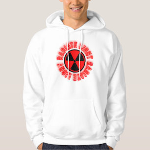 T-Shirt strahlt Licht aus Hoodie