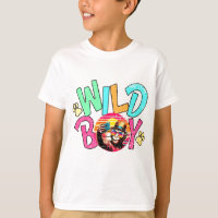 T - Shirt "Stylischer Text in bunten Buchstaben"