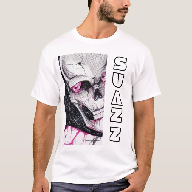 T - Shirt Suazz Schädel-W/Eyes (Vorderseite)