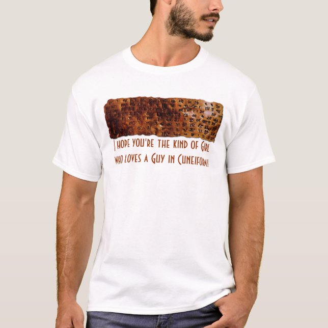 T - Shirt "Sumerian Cuneiform Writing" (Vorderseite)