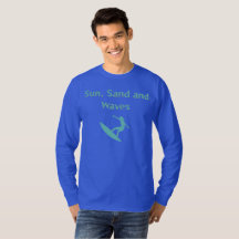 T - Shirt Sun, Sand und Waves