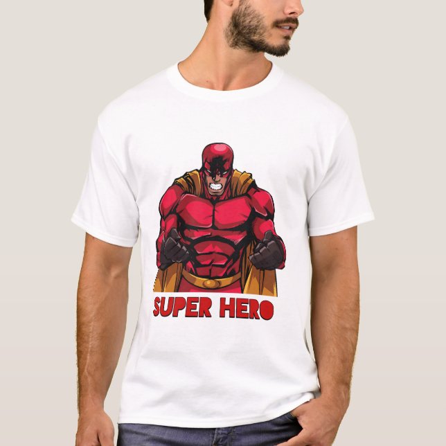 T - Shirt Super Hero (Vorderseite)