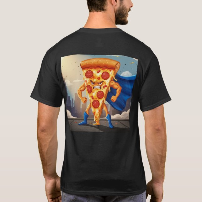 T-shirt Super Pizza (Rückseite)